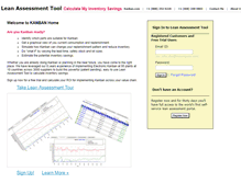 Tablet Screenshot of leanassessment.kanban.com